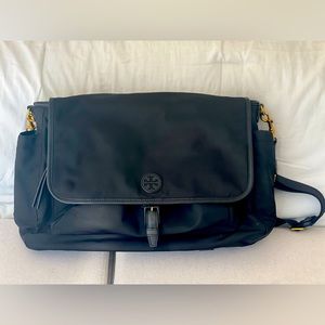 Black Tory Burch diaper bag